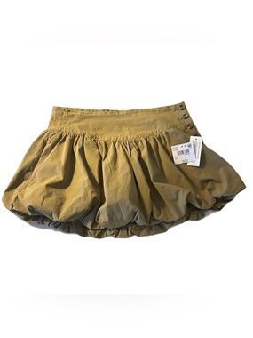 American Eagle AE Stretch Bubble Skort Olive NWT • Size 4